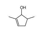 2,5-Dimethyl-2-cyclopenten-1-ol Structure