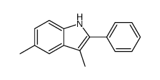 3,5-dimethyl-2-phenyl-1H-indole Structure