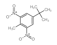 2-methyl-1,3-dinitro-5-tert-butyl-benzene structure