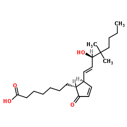16,16-dimethyl Prostaglandin A1结构式