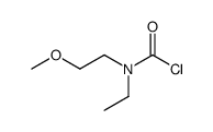 ethyl-(2-methoxy-ethyl)-carbamoyl chloride Structure