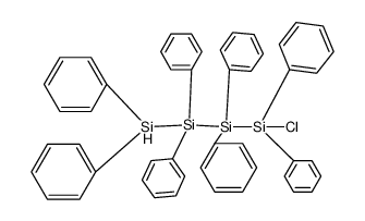 1-hydro-4-chloroctaphenyltetrasilane结构式