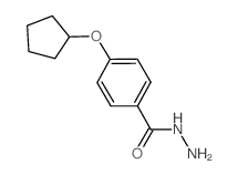 4-(Cyclopentyloxy)benzohydrazide结构式