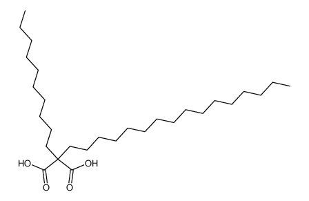 decyl-hexadecyl-malonic acid结构式