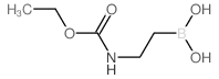 Carbamic acid,(2-boronoethyl)-, C-ethyl ester (7CI,8CI) Structure