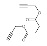 Butanedioicacid, 1,4-di-2-propyn-1-yl ester Structure