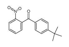 [4-(tert-butyl)phenyl](2-nitrophenyl)methanone Structure