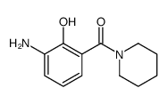 (3-amino-2-hydroxyphenyl)-piperidin-1-ylmethanone结构式