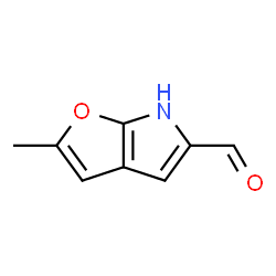 6H-Furo[2,3-b]pyrrole-5-carboxaldehyde, 2-methyl- (9CI) Structure