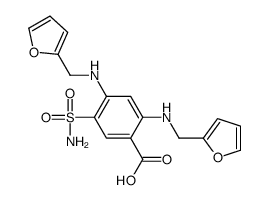 4-Deschloro-4-(2-furanylmethyl)amino FuroseMide结构式