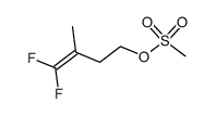 3-Buten-1-ol,4,4-difluoro-3-methyl-,methanesulfonate(9CI) structure