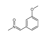 1-(3-methoxyphenyl)-N-methylmethanimine oxide结构式