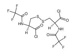 N,N'-Bis-trifluoracetyl-L-cystylchlorid结构式