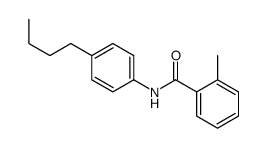 N-(4-butylphenyl)-2-methylbenzamide Structure