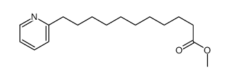 methyl 11-pyridin-2-ylundecanoate结构式