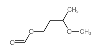 3-methoxybutyl formate结构式