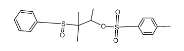 2-p-Tosyloxy-3-methyl-3-phenylsulfinylbutan Structure