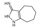 3-Cycloheptapyrazolamine,1,4,5,6,7,8-hexahydro- Structure