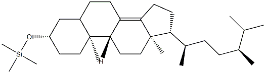 [[Ergost-8(14)-en-3β-yl]oxy]trimethylsilane structure