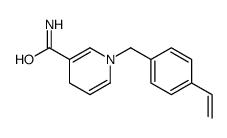 1-[(4-ethenylphenyl)methyl]-4H-pyridine-3-carboxamide Structure