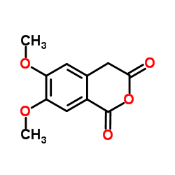 6,7-Dimethoxy-4H-isochromene-1,3-dione structure
