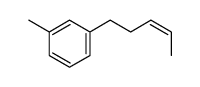 1-methyl-3-pent-3-enylbenzene Structure