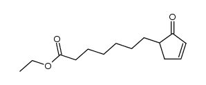 ethyl 7-(2-oxocyclopent-3-en-1-yl)heptanoate Structure