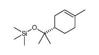 [1-Methyl-1-[(S)-4-methyl-3-cyclohexen-1-yl]ethoxy]trimethylsilane结构式