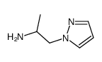 1-(1H-Pyrazol-1-yl)propan-2-amine structure