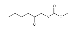 (2-chloro-hexyl)-carbamic acid methyl ester Structure