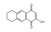 2-hydroxy-6,7-tetramethylene-1,4-naphthoquinone结构式