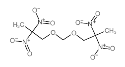Propane,1,1'-[methylenebis(oxy)]bis[2,2-dinitro-结构式