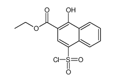 4-氯磺酰基-1-羟基-2-萘羧酸乙酯结构式