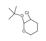 (2S,3R)-3-chloro-2-[(2-methylpropan-2-yl)oxy]oxane结构式