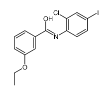 N-(2-chloro-4-iodophenyl)-3-ethoxybenzamide结构式