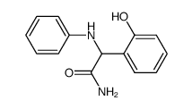 anilino-(2-hydroxy-phenyl)-acetic acid amide结构式
