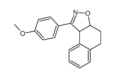 1-(4-methoxyphenyl)-3a,4,5,9b-tetrahydrobenzo[e][1,2]benzoxazole结构式