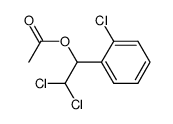 2.2-Dichlor-1-acetoxy-1-(o-chlorphenyl)-ethan Structure