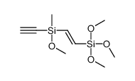 ethynyl-methoxy-methyl-(2-trimethoxysilylethenyl)silane Structure