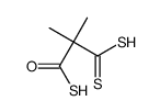 2,2-dimethyl-3-sulfanyl-3-sulfanylidenepropanethioic S-acid Structure