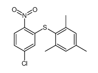 2-(5-chloro-2-nitrophenyl)sulfanyl-1,3,5-trimethylbenzene Structure