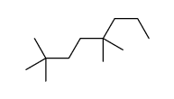 2,2,5,5-tetramethyloctane结构式