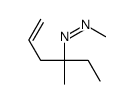 methyl(3-methylhex-5-en-3-yl)diazene Structure