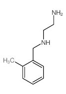 N-(2-aminoethyl)-N-(2-methylbenzyl)amine结构式