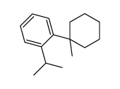 1-(1-methylcyclohexyl)-2-propan-2-ylbenzene Structure