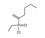 2-[chloro(ethyl)phosphoryl]hex-1-ene结构式