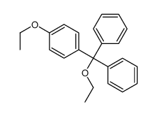 1-ethoxy-4-[ethoxy(diphenyl)methyl]benzene Structure