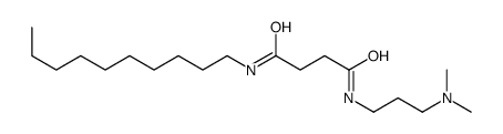 N-decyl-N'-[3-(dimethylamino)propyl]butanediamide结构式