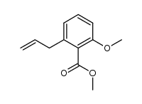methyl 2-allyl-6-methoxybenzoate结构式