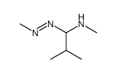 N,2-dimethyl-1-(methyldiazenyl)propan-1-amine结构式